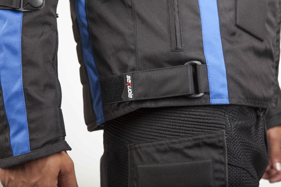 Chaqueta Carrera Blue - Chaqueta Antifricción de Moto, Impermeable Sequoia Speed