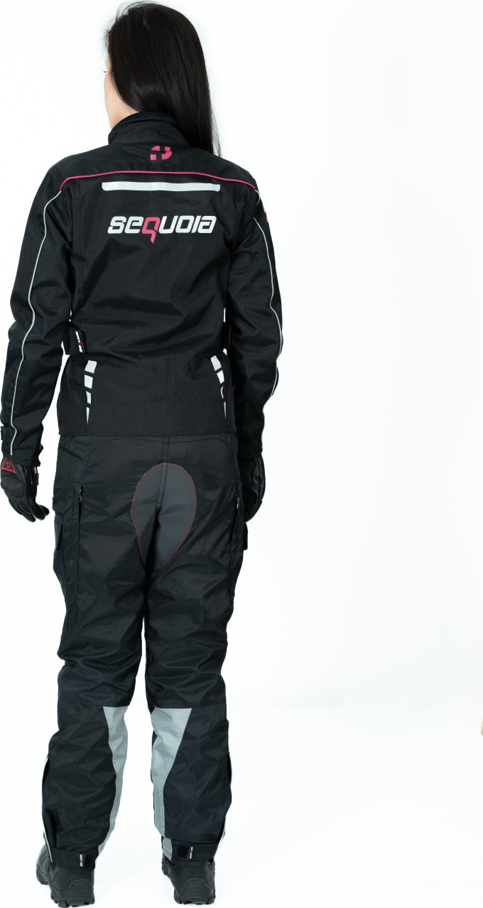 Chaqueta Black Pro Dama - Chaqueta de Protección de Moto para Damas Impermeable Sequoia Speed