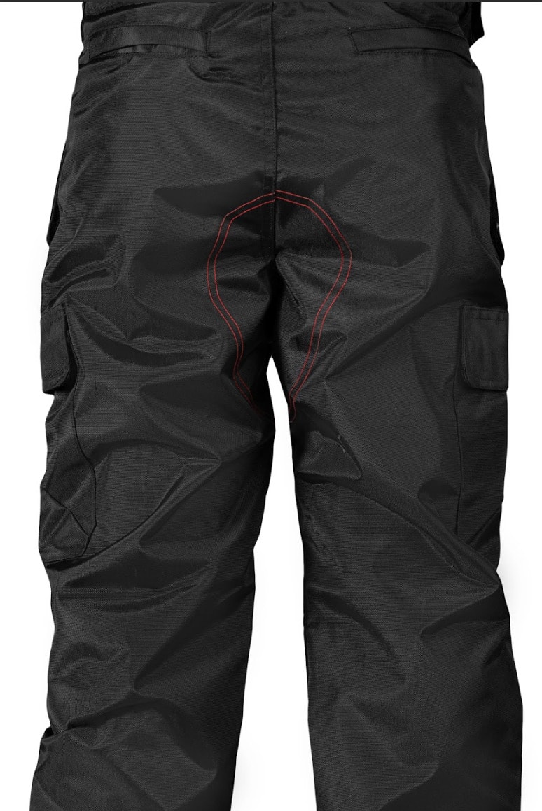 Pantalón BLACK PRO - Pantalón Antifricción impermeable para Motorizado con Protecciones Certificadas