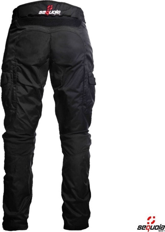 Pantalón GAS BLACK - Impermeable, Protecciones Certificadas Removibles, Material Antifricción
