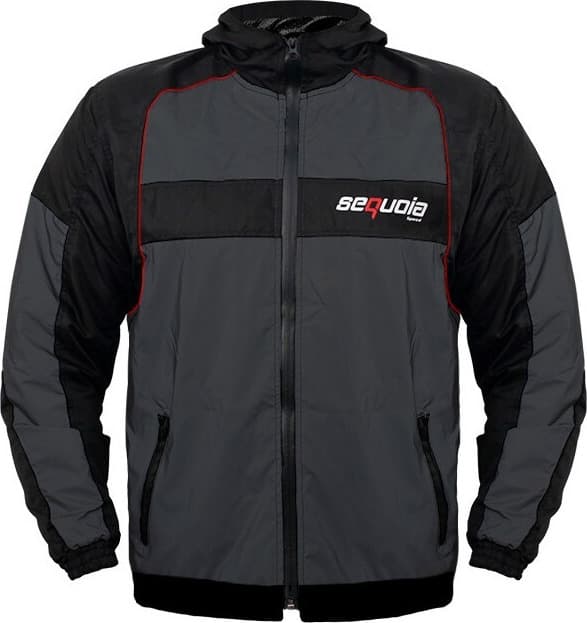 Chaqueta Reflectiva Firefly II con Protecciones Moto Motociclista Reflectiva Negra/Gris Neon - Moto - Bicicleta - Ciclismo