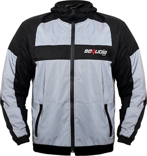 Chaqueta Reflectiva de Moto tipo Cortaviento con Protecciones Motociclista para Damas y Caballeros