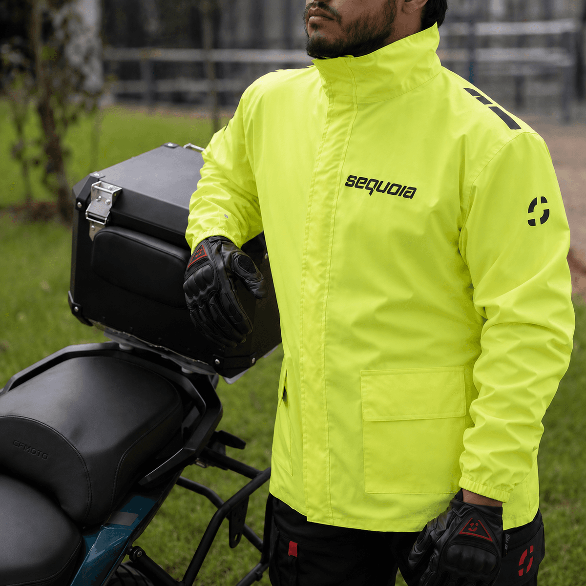Combo Impermeable Hydra + Zapatones Sequoia Suela dura+ forro morral Moto, Motociclismo - Impermeables para Moto para moto