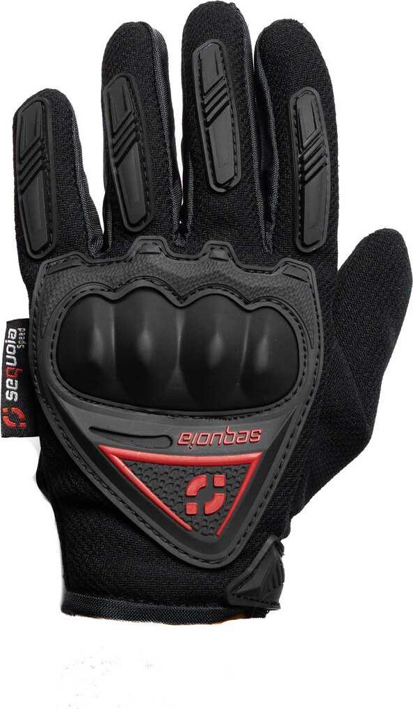 Guantes MX negros proteccion nudillos para moto uso urbano Colombia
